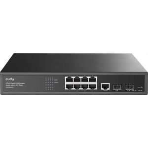 Cudy - GS2008S2 - Managed Switch - 8 Poorten - Rackmountable