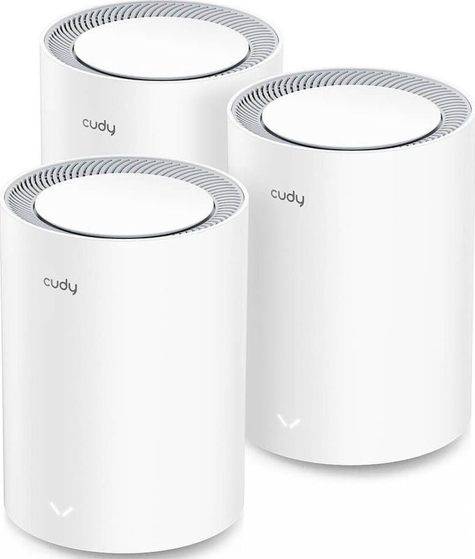 CUDY M3000 - Wi-Fi 6 Mesh - Zwart - 2.5G - 3 Stuks