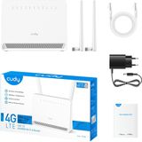 Cudy - LT15V - Router - Wit - WiFi 6 - 4G+ LTE Cat 12