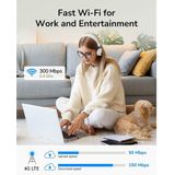 Cudy - LT300 - Router - Wit - 4G - Wi-Fi 4 - 100 Mbps