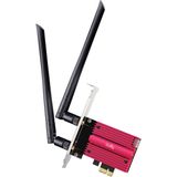 Cudy - BE9300 - Netwerkkaart - Zwart, Rood - PCI Express Adapter