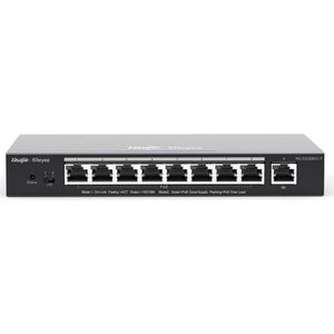 Ruijie - NETSWITCH 9PORT 1000M POE+ - Netwerkschakelaar - Zwart