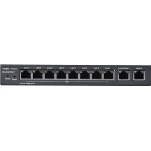 Ruijie - NET-ROUTER 1000M 10PORT 1SFP+ - Router - Zwart - Materiaal: Kunststof