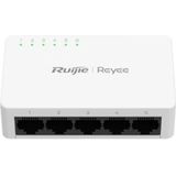 Ruijie - RG-ES05G-L - Schakelaar - Desktop - EU-stekker - RJ45 x 5