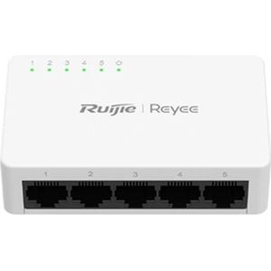 Ruijie - RG-ES05G-L - Schakelaar - Desktop - EU-stekker - RJ45 x 5
