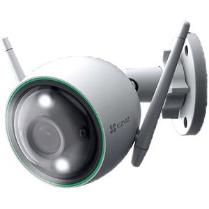 EZVIZ C3N Bewakingscamera voor buiten, wifi, IP-camera 1080P met flitsalarm, 3-nachtzichtmodi, Ki-gebaseerde personenherkenning, microSD-kaartsleuf (max. 256 GB), IP67, H.265, compatibel met Alexa