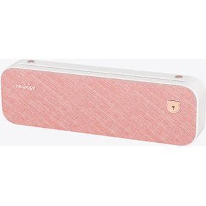 Originele Peripage A40 Draagbare Bluetooth Printer Roze- Thermisch - Mobiel- A4- Zwart Wit - Inclusief een rol thermisch papier -Draadloos - Compact - Draagbaar