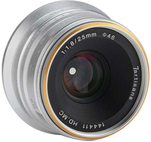 7artisans 25mm F/1.8 Fujifilm X zilver