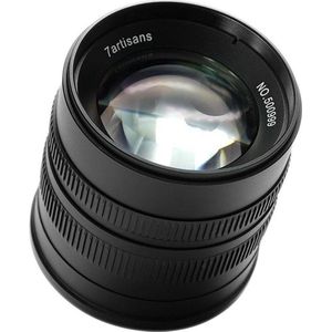 7artisans - 55mm F/1.4 - Lens - Zwart - Voor X-mount
