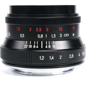 7artisans - 35 mm F1.2 Mark II - Objectief - Zwart - Metaal