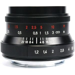 7artisans - 35mm F/1.2 II - Primelens - MFT Mount - Aluminium