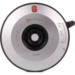 7artisans - 35mm F/5.6 - Camera Lens - Zilver