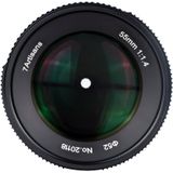 7artisans - 55 mm f/16 - 1.4 Mark II - Objectief - Zwart