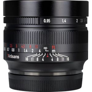 7artisans 50mm F0.95 - Objectief - Zwart - Compatibel met Fuji X