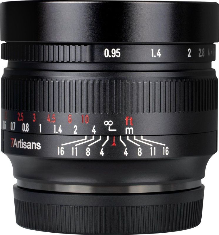 7artisans 50mm F0.95 - Objectief - Zwart - Compatibel met Fuji X