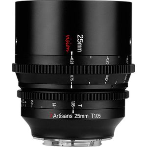 7artisans - 25mm T1.05 - Objectief - Zwart - Micro Four Thirds