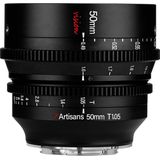 7artisans - 50 mm T1.05 - Objectief - Zwart - Voor Fujifilm-camera's