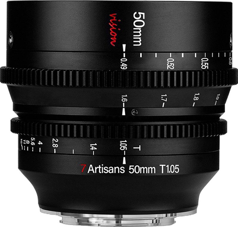 7artisans - 50 mm T1.05 - Objectief - Zwart - Voor Fujifilm-camera's