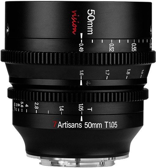 7artisans - 50 mm T1.05 - Objectief - Zwart - Canon RF