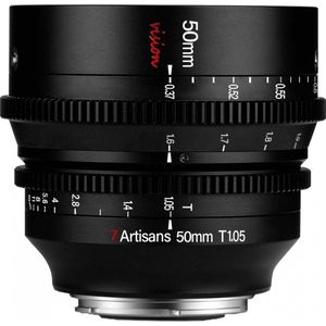 7artisans - Vaste Brandpuntsafstand 50 mm - Objectief - Zwart - Micro Vier Derde