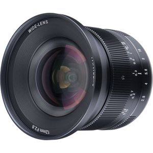 7artisans - 12mm F2.8 MKII - Cameralens - Zwart - Voor Sony E-vatting