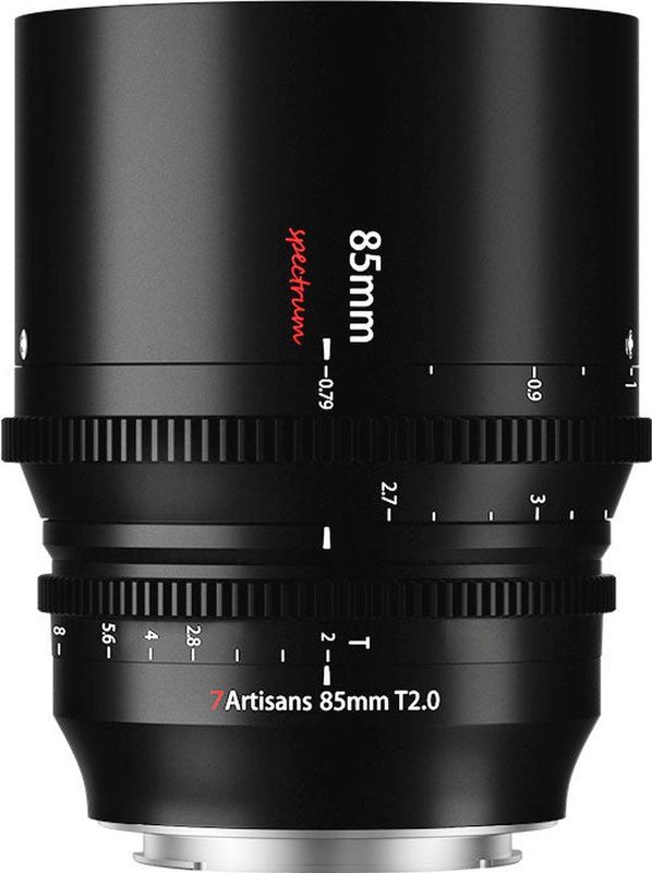 7artisans - Spectrum 85mm T2.0 - Objectief - Zwart - Geschikt voor Canon RF
