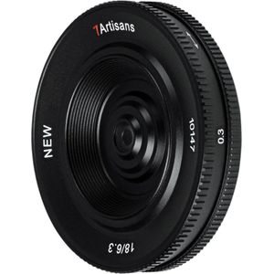7artisans - 18mm F/6.3 - Fujifilm X - Systeemcamera Lens - Zwart - Vast Diafragma