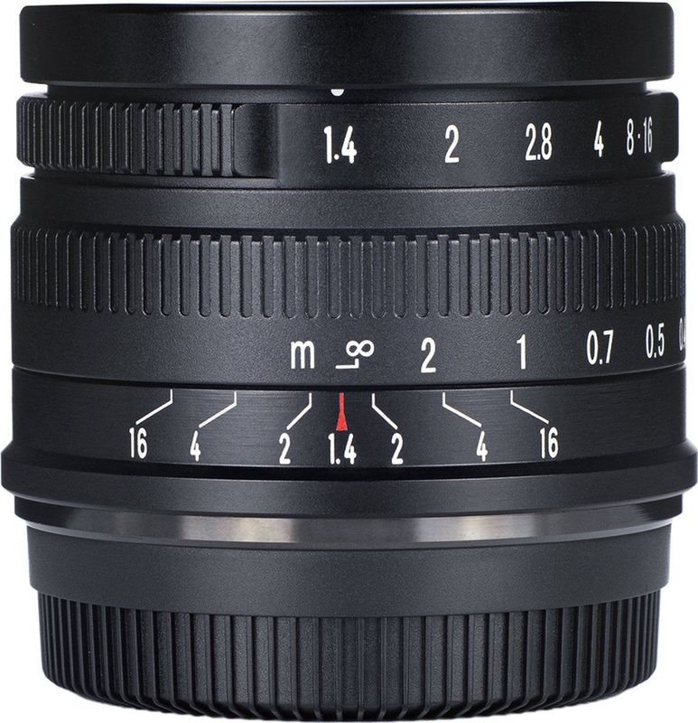 7artisans - Cameralens - 35mm f1.4 APS-C voor Canon EOS-R-vatting, zwart