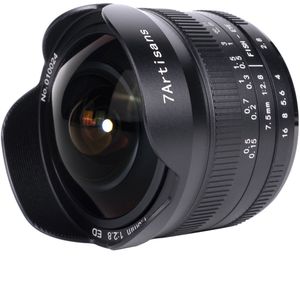 7artisans - 7.5mm F/2.8 - Ultra-Wide Fisheye Objectief - Canon RF - Handmatige Bediening