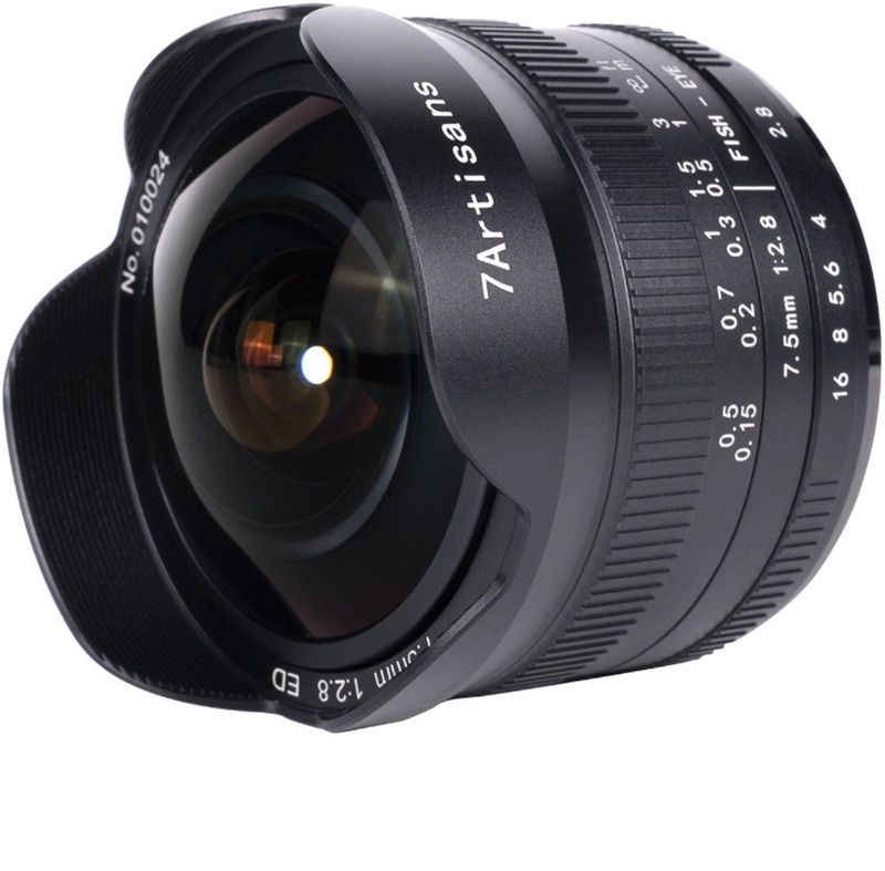 7artisans - 7.5mm F/2.8 - Ultra-Wide Fisheye Objectief - Canon RF - Handmatige Bediening