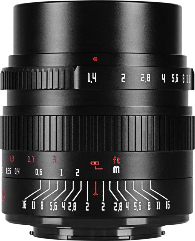 7artisans Cameralens 24mm F1.4 M43 APS-C - Zwart