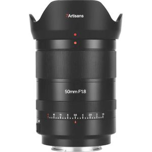 7Artisans Autofocus AF 50mm F1.8 voor Sony E - Full Frame - Zwart
