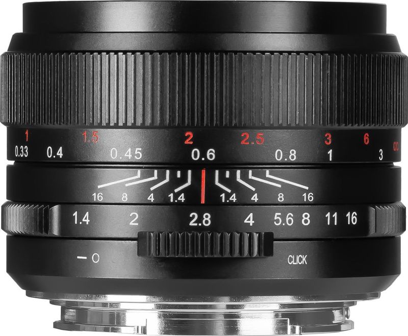 7Artisans - FF 35mm F1.4 - Canon EOS-R-mount - Zwart
