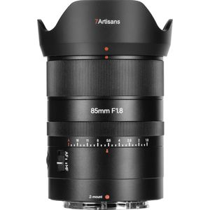 7Artisans - AF85mm F1.8 FF - Nikon Z Mount - Zwart - Full Frame
