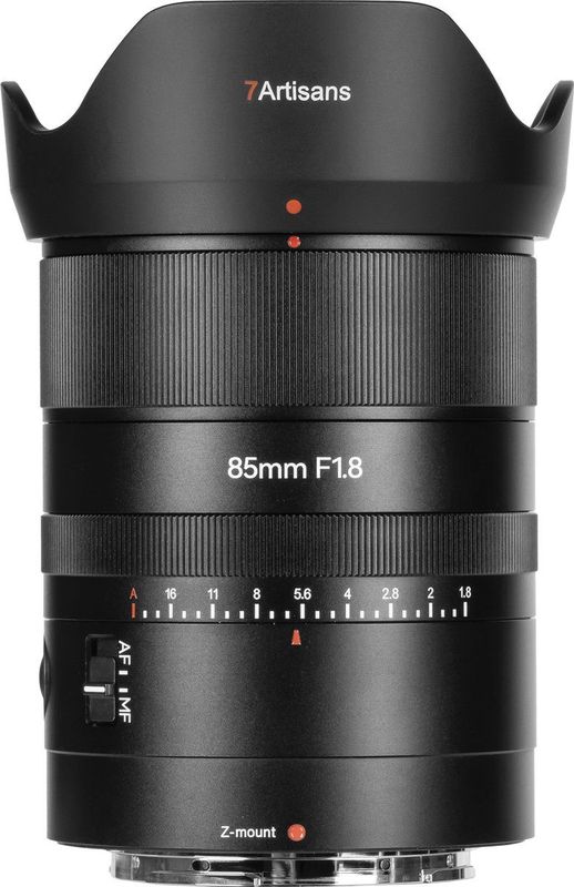 7Artisans - AF85mm F1.8 FF - Nikon Z Mount - Zwart - Full Frame