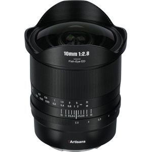 7Artisans - FF 10mm F2.8 - Fisheye Lens - Zwart - Handmatig