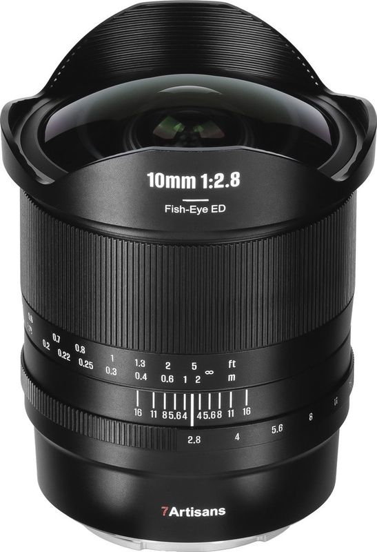 7Artisans - FF 10mm F2.8 - Fisheye Lens - Zwart - L-mount Mark II