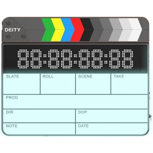 Deity TC-SL1 - Timecode Slate - Bluetooth-optie - Draadloos Bereik 75 Meter