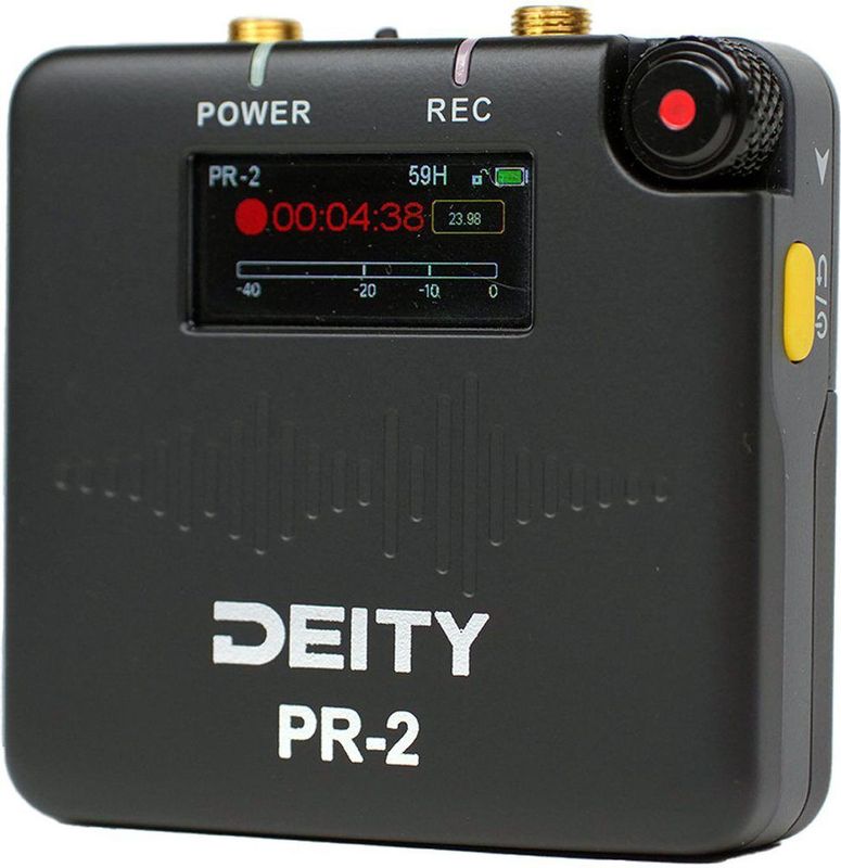 Deity PR-2 - Stereo Zakrecorder - Zwart - Met Lavalier Mic