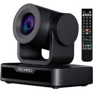 Feelworld USB10X PTZ videoconferentiecamera met 10x optische zoom, Webcam