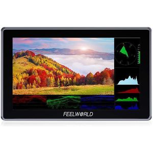 Feelworld H5 - Videomonitor - 5,5 inch - 12G SDI - 1920x1080 pixels - 10 bit Kleurdiepte