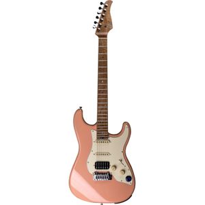 Mooer GTRS Guitars Professional 801 Flamingo Pink Intelligent Guitar met gigbag