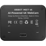 Obsbot - Meet 4K - Webcam - Zwart - 8.60 Mpx