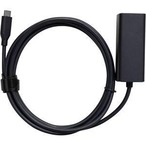 Obsbot USB-C Adapter Staart Air USB-C naar Ethernet-adapter (USB-C, RJ45/LAN (1x)), Netwerkadapter, Zwart