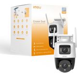 Imou - Cruiser Dual 10MP - Beveiligingscamera - Wit - Verstelbare Dubbele Lens - 360° Dekking - Nachtzicht - IP66