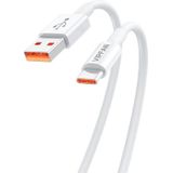 USB naar USB-C kabel Vipfan X17, 6A, 1,2m (wit)