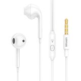 Vipfan M15 Draadloze In-Ear Koptelefoon, 3,5mm Jack, 1m (wit)