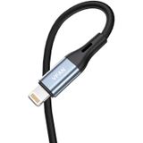 Vipfan Cable L05 Lightning to mini jack 3.5mm AUX, 1m (grijs)