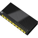 Netis - ST3108GC - Netwerkschakelaar - Zwart - 8 Poorten - 10/100/1000Mbps