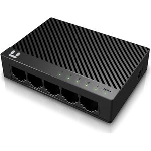 Netis ST31055 Fast Ethernet-switch+ kunststof behuizing- 5 poorten (5 ports), Netwerkschakelaar